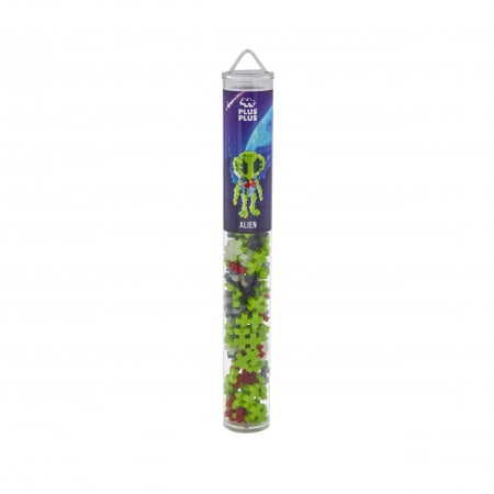 Seturi Constructie - Set constructie Plus-Plus, tub 100 piese, Extraterestru