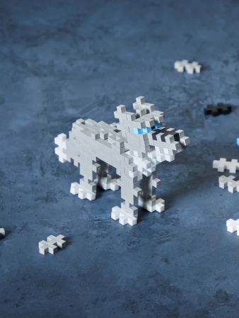 Set constructie Plus-Plus, tub 100 piese, Lup [3]