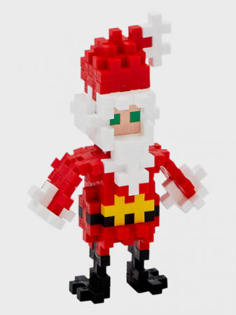 Set constructie Plus-Plus, tub 100 piese, Mos Craciun [2]