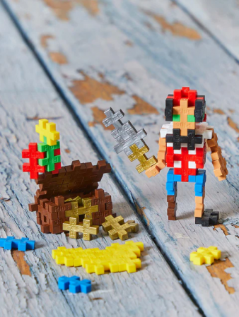 Set constructie Plus-Plus, tub 100 piese, Pirat [3]