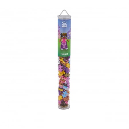 Seturi Constructie - Set constructie Plus-Plus, tub 100 piese, Printesa