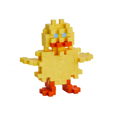 Set constructie Plus-Plus, tub 100 piese, Pui [3]