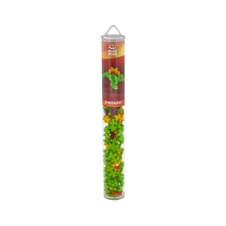 Seturi Constructie - Set constructie Plus-Plus, tub 100 piese, Spinosaurus