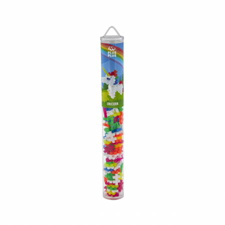 Cadouri Baieti - Set constructie Plus-Plus, tub 100 piese, Unicorn