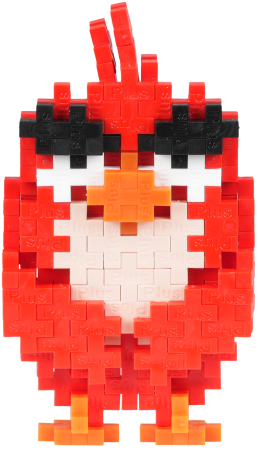 Set constructie Plus-Plus, tub 110 piese, Angry Birds RED [2]