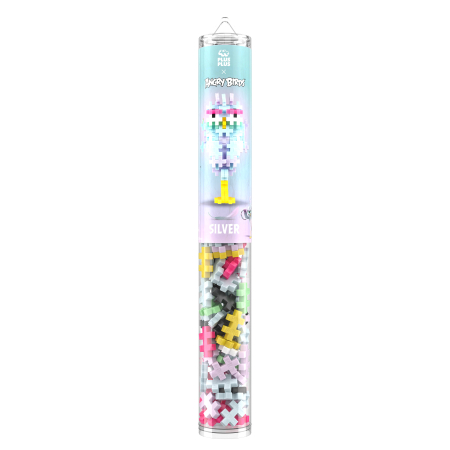 Set constructie Plus-Plus, tub 110 piese, Angry Birds SILVER [1]