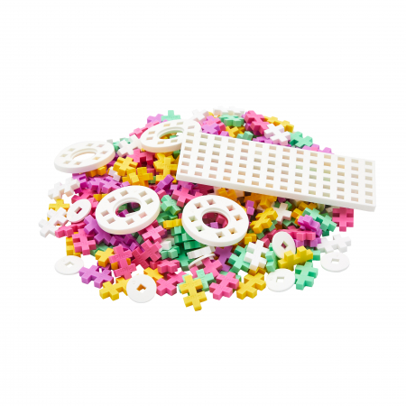 Set constructie Plus-Plus, tub 200 piese, Masini colorate - Bomboana [2]