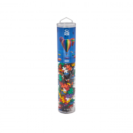 Back to school - Set constructie Plus-Plus, tub 240 piese, Basic, culori standard