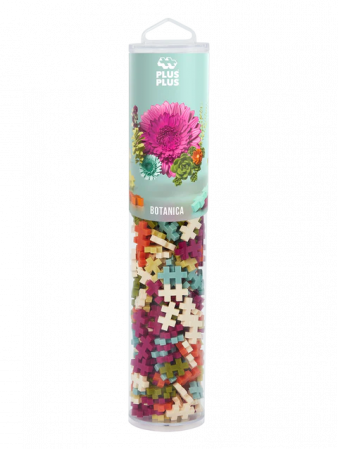 Cadouri copii Paste - Set constructie Plus-Plus, tub 240 piese, Botanica Mix, culori botanice