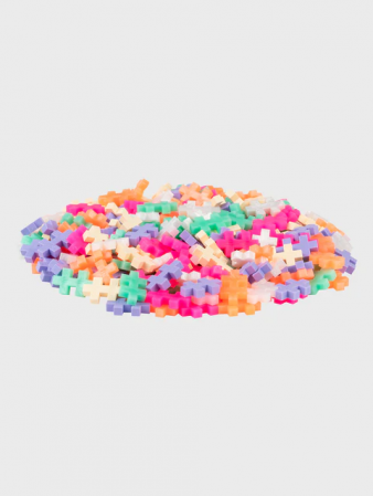 Set constructie Plus-Plus, tub 240 piese, Pearl Mix, culori perlate [3]