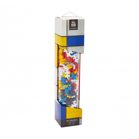 Seturi Constructie - Set constructie Plus-Plus, tub creare tablou, Inspirat de Mondrian