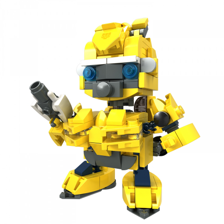 Set construcție Robot Galben – erou transformabil, 221 piese [1]