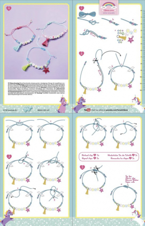 Set creativ 2 in 1, Bratari si cutie de bijuterii cu unicorni [4]