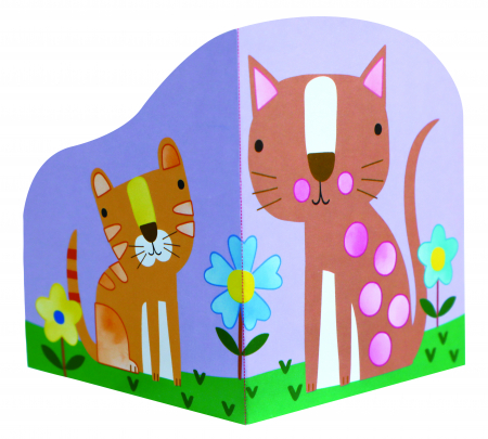 Set creativ 2 in 1 - Pictura si Origami - Animale prietenoase [3]