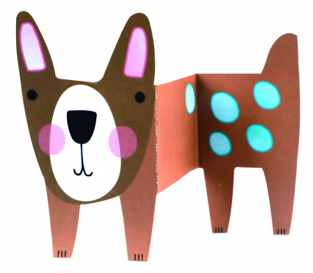 Set creativ 2 in 1 - Pictura si Origami - Animale prietenoase [6]