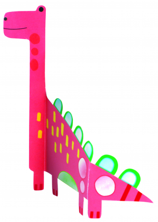 Set creativ 2 in 1 - Pictura si Origami - Dinozauri [8]