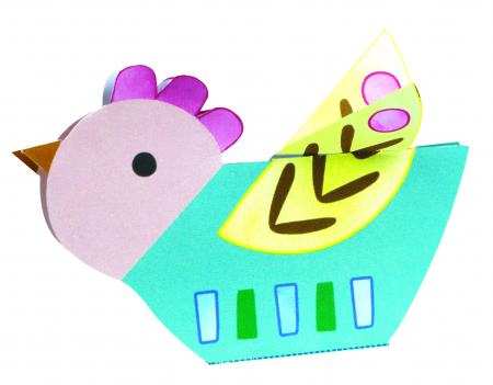 Set creativ 2 in 1 - Pictura si Origami - Gradina [6]