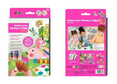 Set creativ 2 in 1 - Pictura si Origami - Gradina [9]