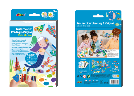 Set creativ 2 in 1 - Pictura si Origami - Subacvatic [10]