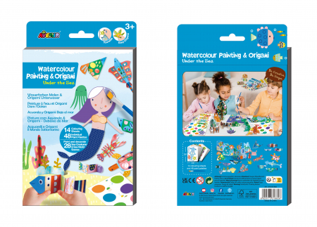 Set creativ 2 in 1 - Pictura si Origami - Subacvatic [4]