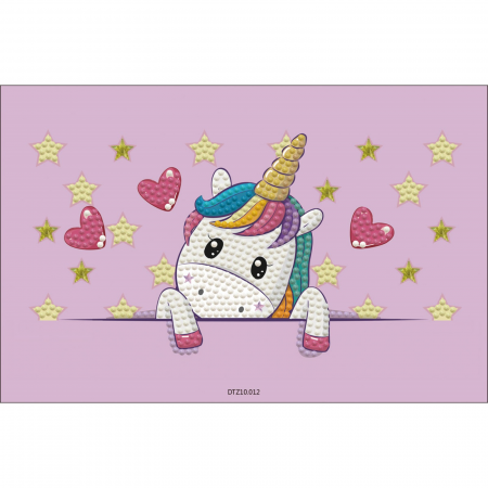 Set creativ 5 in 1, Unicorn, pictura cu diamante [1]