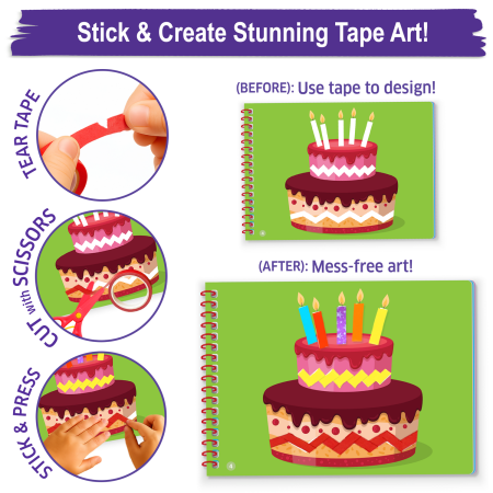 Set creativ - Coloram cu benzi decorative [1]