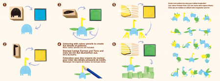 Set creativ cu stampile - Dinozauri [7]