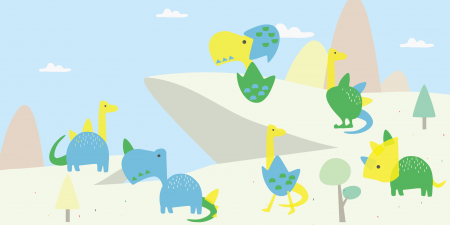 Set creativ cu stampile - Dinozauri [10]