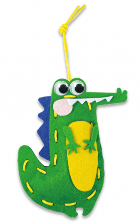 Set creativ de cusut cu tehnica siretului - Primul meu Pandantiv Animale, nivel 1 [5]