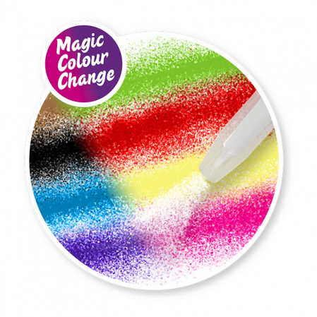 Set creativ de desenat cu sabloane si carioci spray si schimbare a culorii - Magic Spray pens [5]