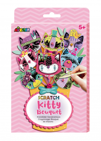 Arta - Set creativ de razuit Buchet - Pisicuta
