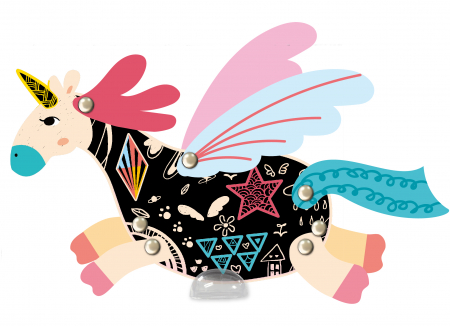 Set creativ de razuit - Unicorni in miscare [4]