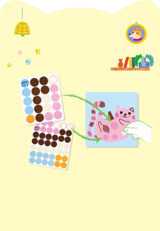 Set creativ Dezlipeste-Lipeste-Joaca-te, Dots4Fun - Animale de ferma [15]