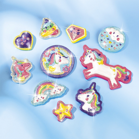Set creativ DIY Modeleaza si picteaza unicorni [3]