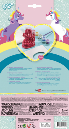 Set creativ DIY Unicorni din ipsos 3D [1]