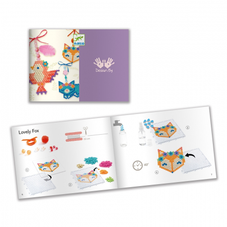 Set creativ Djeco, animale din margele [1]