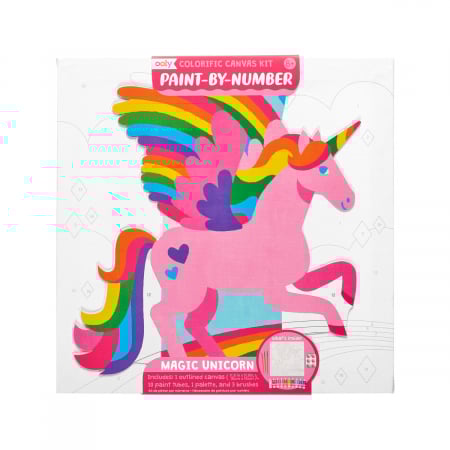 Decorat - Set creativ Picteaza pe numere - Magic Unicorn
