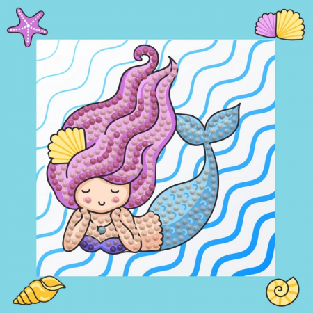 Set creativ pictura cu diamante - Mermaid Dreams - Sirena [1]