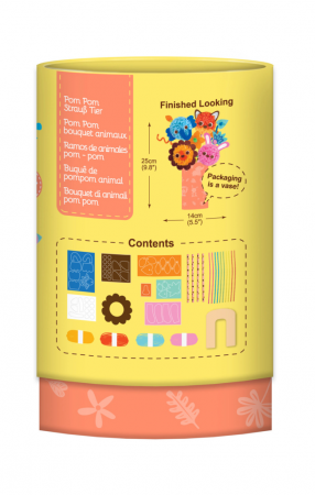 Set creativ Pom Pom - buchet animalute [4]