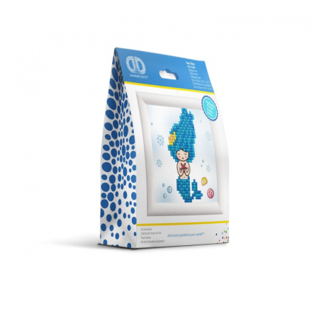 Set creativ tablou cu rama Sea Star, pictura cu diamante - sirena [1]