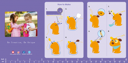 Set creativ XXL de cusut cu tehnica siretului - Craft 'N' Play Box [4]