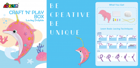 Set creativ XXL de cusut cu tehnica siretului - Craft 'N' Play Box [7]