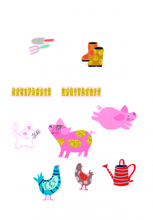 Set cu abtibilduri - Ferma [2]