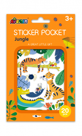 Back to school - Set cu abtibilduri - Jungla