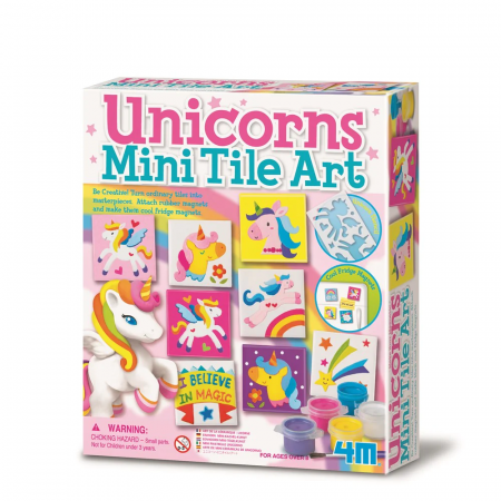 Jocuri educative - Set cu placute creative de pictat - Unicorn