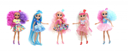 Papusi - SET DE 5 PAPUSI, SWEETYZ, 23 CM