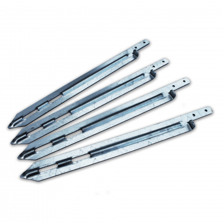 Casute de gradina - Set de ancorare pentru echipamente și căsuțe de joacă (4 piese), Exit Toys