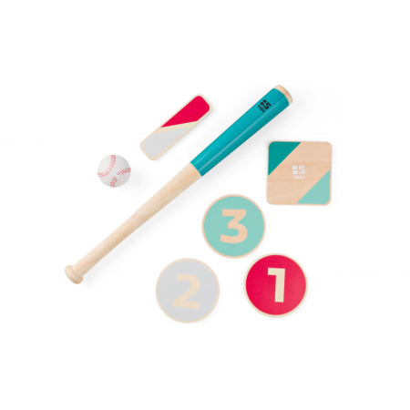 Miscare - Set de Baseball, joc sportiv pentru copii, BS Toys