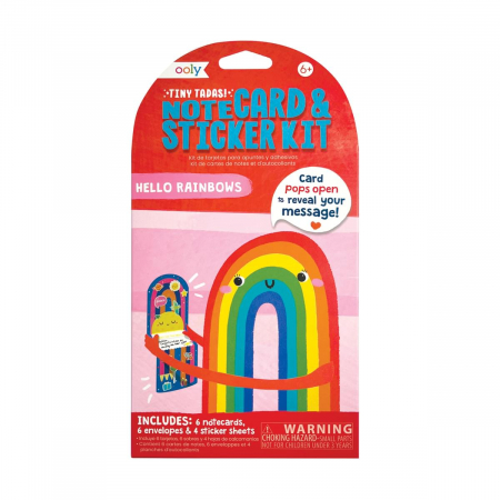 Jocuri creative - Set de carduri pentru notite si abtibilduri - Curcubee, Tiny Tadas!