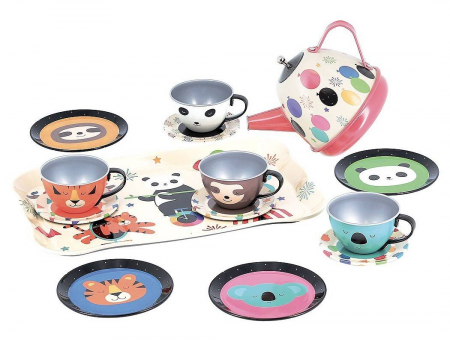 Jucarii de rol - Set de ceai muzical curcubeu